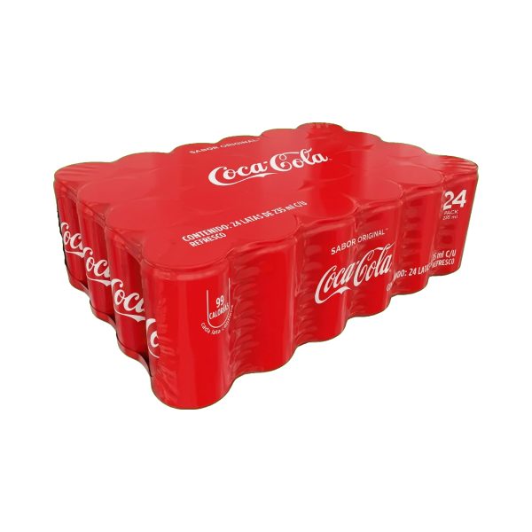 REFRESCO COCA-COLA REGULAR MINI LATA P/24 PZAS