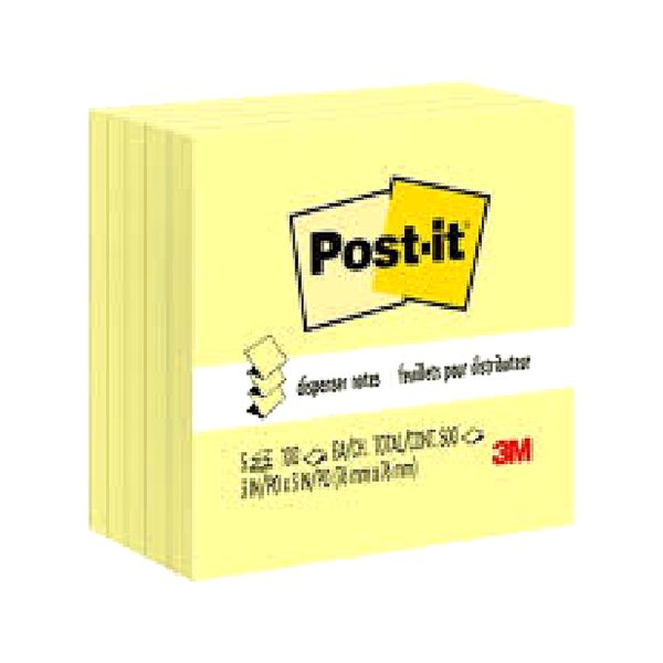 NOTAS POST-IT POP-UP AMARILLAS 3X3 C/5